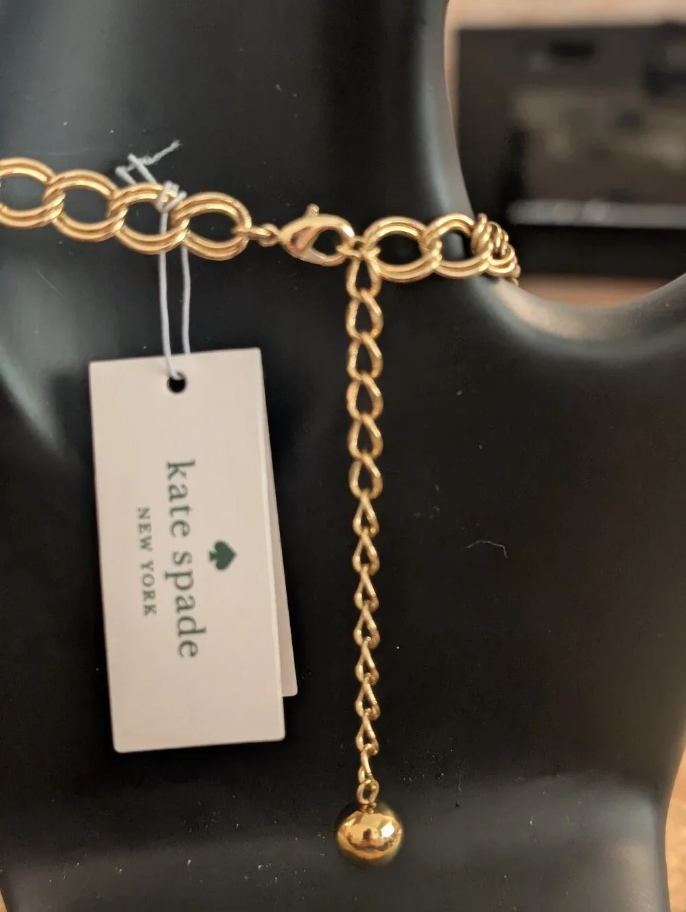 Kate Spade Set Wallflower Gold White Enamel Vintage Necklace Bracelet Earrings
